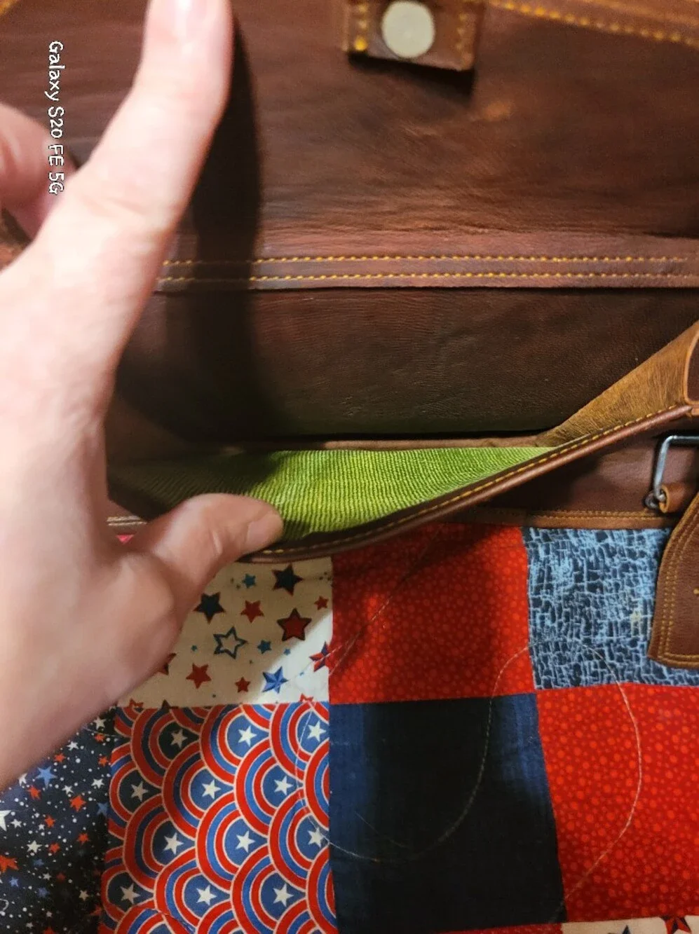 Handmade Leather Attache' Case